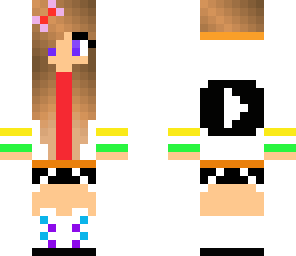rainbow youtuber girl