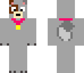 pink with patch pup