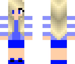 me in blue