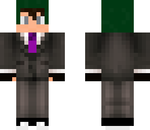 green suit