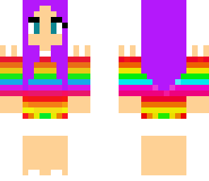 rainbow girl