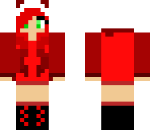 red cat girl