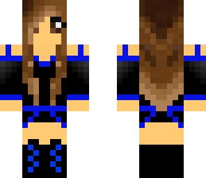 blue girl