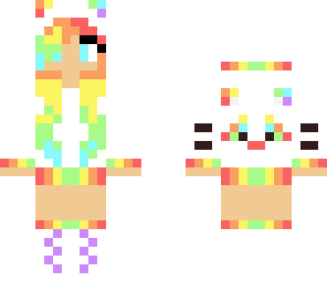 rainbow girl