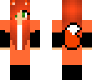 fox girl w headphones