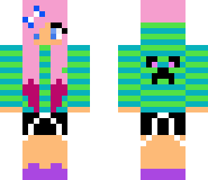 colourful unique girl