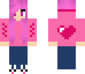 valentines heart girl
