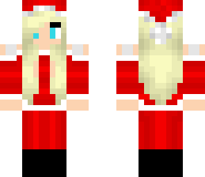 blonde christmas girl