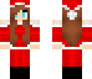 brunette christmas girl