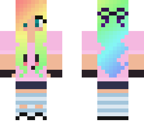 rainbow girl