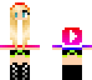 rainbow youtube girl