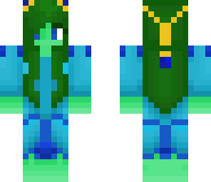 night elf princess green