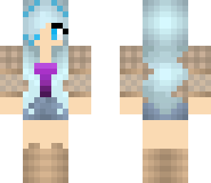 blue haired cowgirl