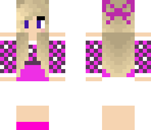 purple skin with shoes