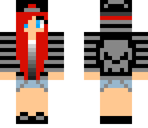 goth red tomboy