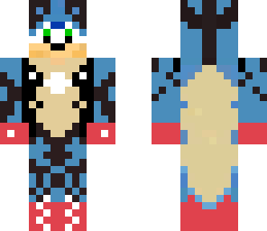 sonic in lucario hoodie