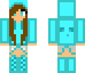 blue slime girl