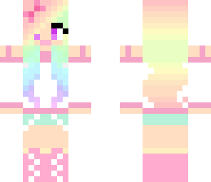 light colourful girl