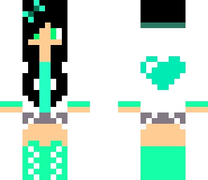 turquiose girl