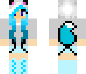 blue fox girl