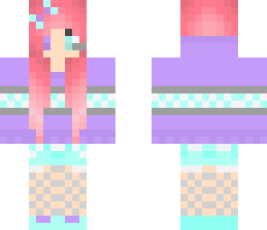 pastel color girl