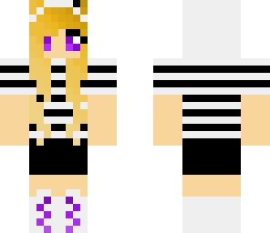 stripey panda hood girl