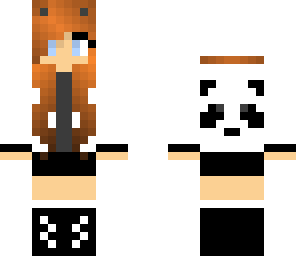 panda hoodie girl