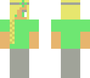 green and gray gurl