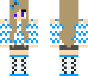beautiful blue girl