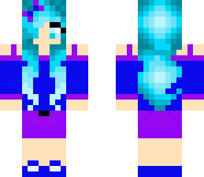 blue girl