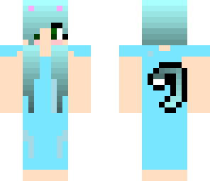 my character in minecraft and my new skin