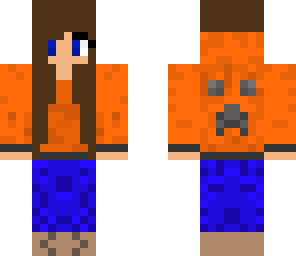 girl with orange hoodie 2