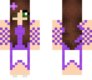 purple hawaii girl