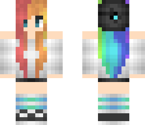 rainbow music girl
