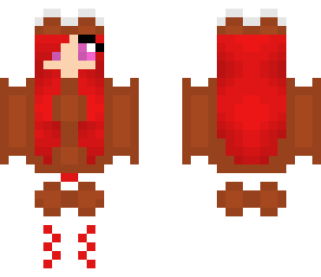 red cake girl