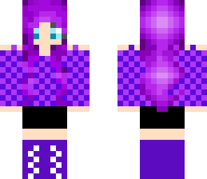 purple plaid
