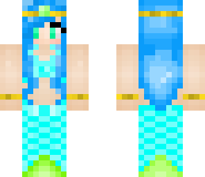 blue mermaid