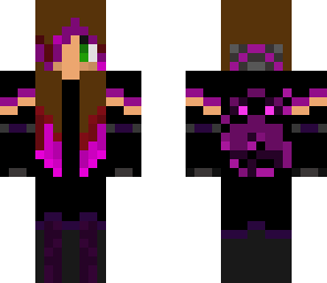 pink and purple hair'd ender sister