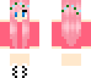 pink flower girl