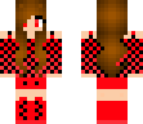 red checkered girl