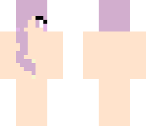pink  hair base one sided