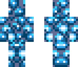 blue glowstone man