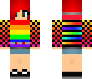 rainbow girl