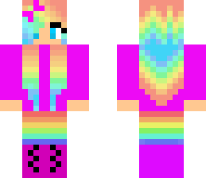 rainbow girl
