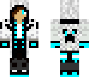 cyanish emo boy