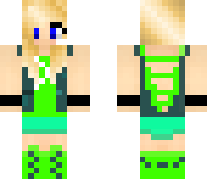 cute gamer green