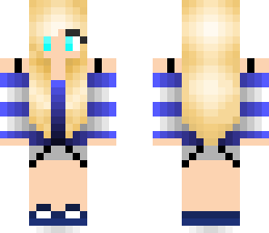 cute blue girl