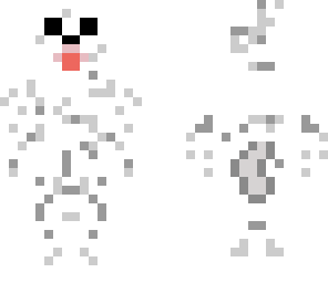 white hairy dog