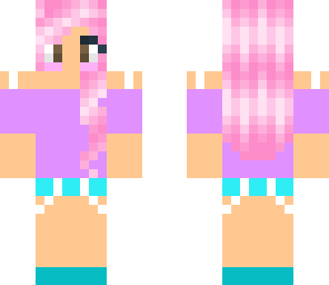 pink hair girl