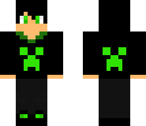 cool green creeper boy